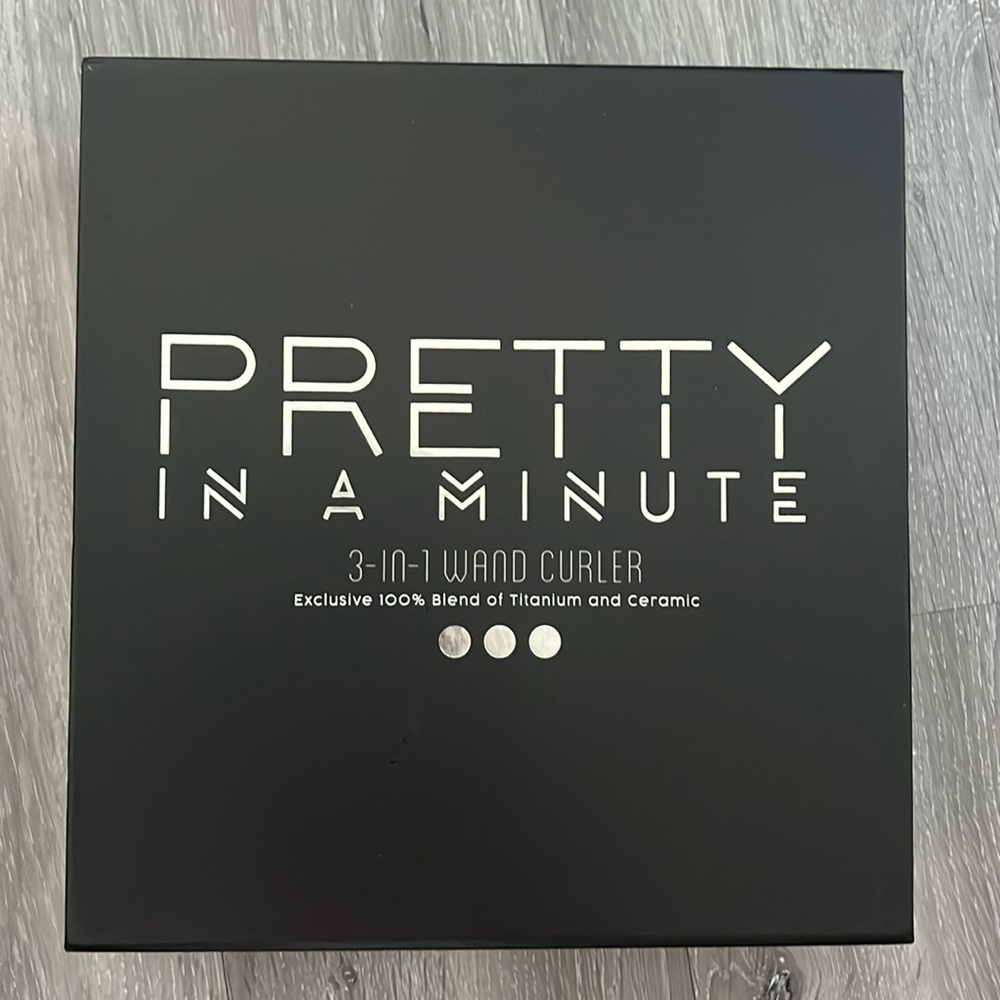 Pretty in a Minute 3-in-1 wand curler